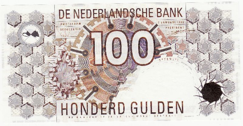(afbeelding voor) 100 Gulden 1992 UNC Steenuil 124-1b